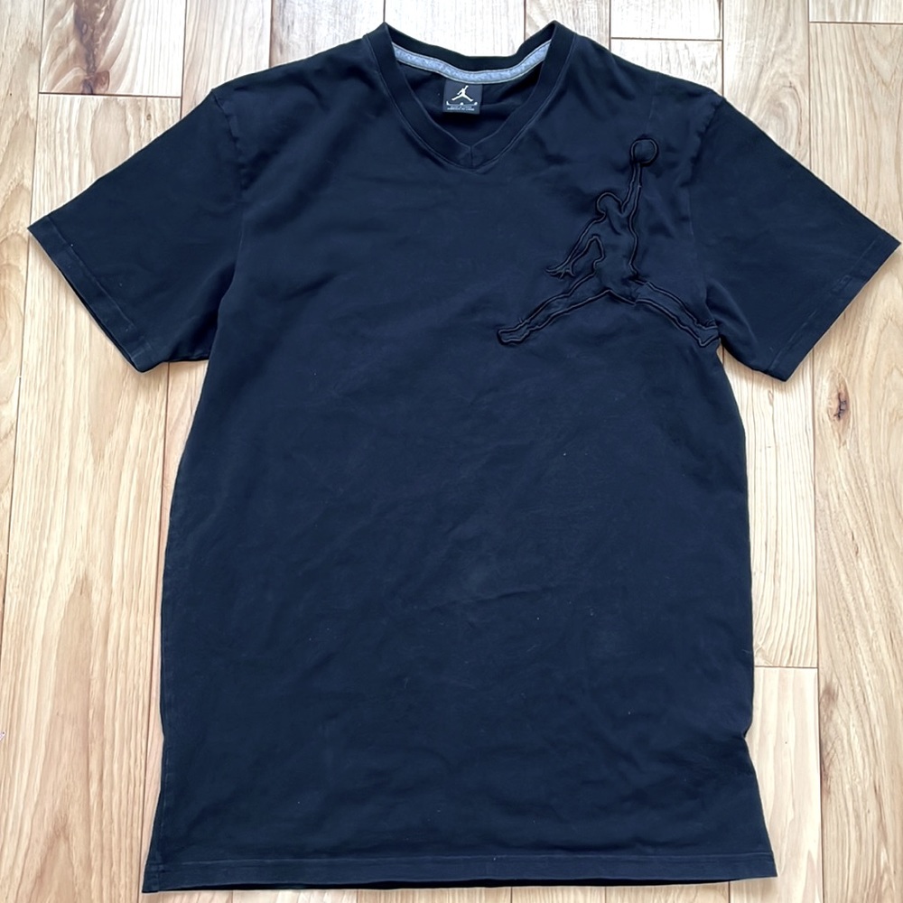Black Nike Embroidered Jordan Tee
